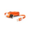 89556 Кабель цветной Lightning для подключения к USB Оранжевый