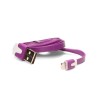 89557 Кабель цветной Lightning для подключения к USB Фиолетовый