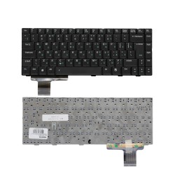 Клавиатура для ноутбука Asus V1A, V1S, V2 Series. Г-образный Enter. Черная, без рамки. PN: K020662R1.