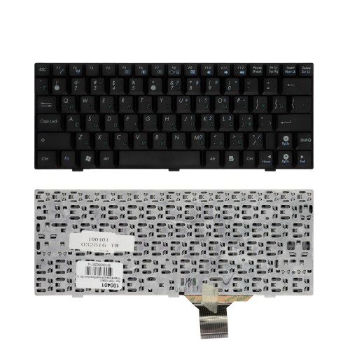 Клавиатура для ноутбука Asus S6, S6F, S6Fm Series. Плоский Enter. Черная, без рамки. PN: K022362S1.