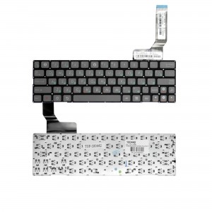 Клавиатура для ноутбука Asus Eee Pad SL101 Series. Плоский Enter. Серая, без рамки. PN: V125862AK1.