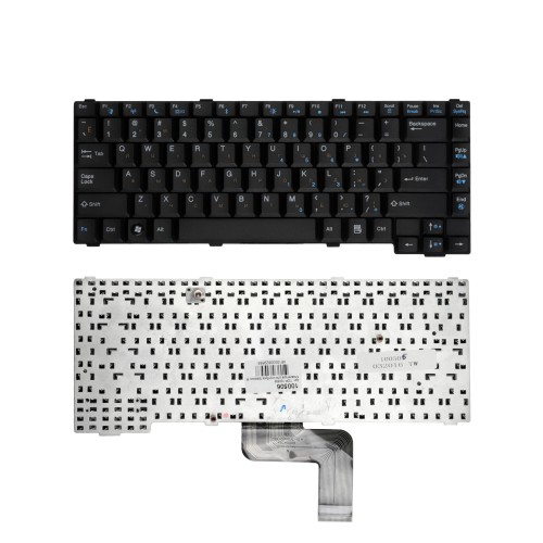 Клавиатура для ноутбука Gateway MX6919, MX6920, MX6930, CX2700, M255. Плоский Enter. Черная, без рамки. PN: V030946BS1.
