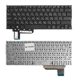 Клавиатура для ноутбука Asus T200, T200T Series. Плоский Enter. Черная, без рамки. PN: 90NB06I4-R31RU0.