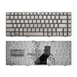 Клавиатура для ноутбука HP Pavilion Dv6000, DV6100, DV6200 Series. Плоский Enter. Серебристая, без рамки. PN: AEAT1700010.