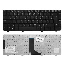 Клавиатура для ноутбука HP Pavilion DV2000, V3000 Series. Г-образный Enter. Черная без рамки. PN: NSK-H520R.