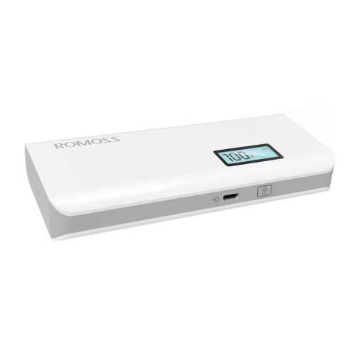 Универсальный внешний аккумулятор ROMOSS Solo 5 Plus 10000mAh (37Wh) USB 5V 2.1А Белый