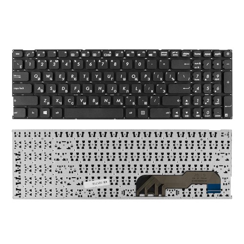 Клавиатура для ноутбука Asus D541N, X541, X541U Series. Плоский Enter. Черная, без рамки. PN: 9Z.ND00OM.00R.