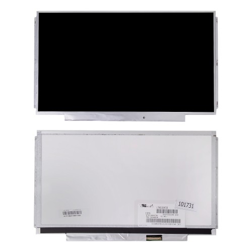 Матрица для ноутбука 13.3 1366x768 WXGA, 30 pin LVDS, Slim, LED, TN, крепления сверху/снизу (уши), матовая. PN: HB133WX1-402