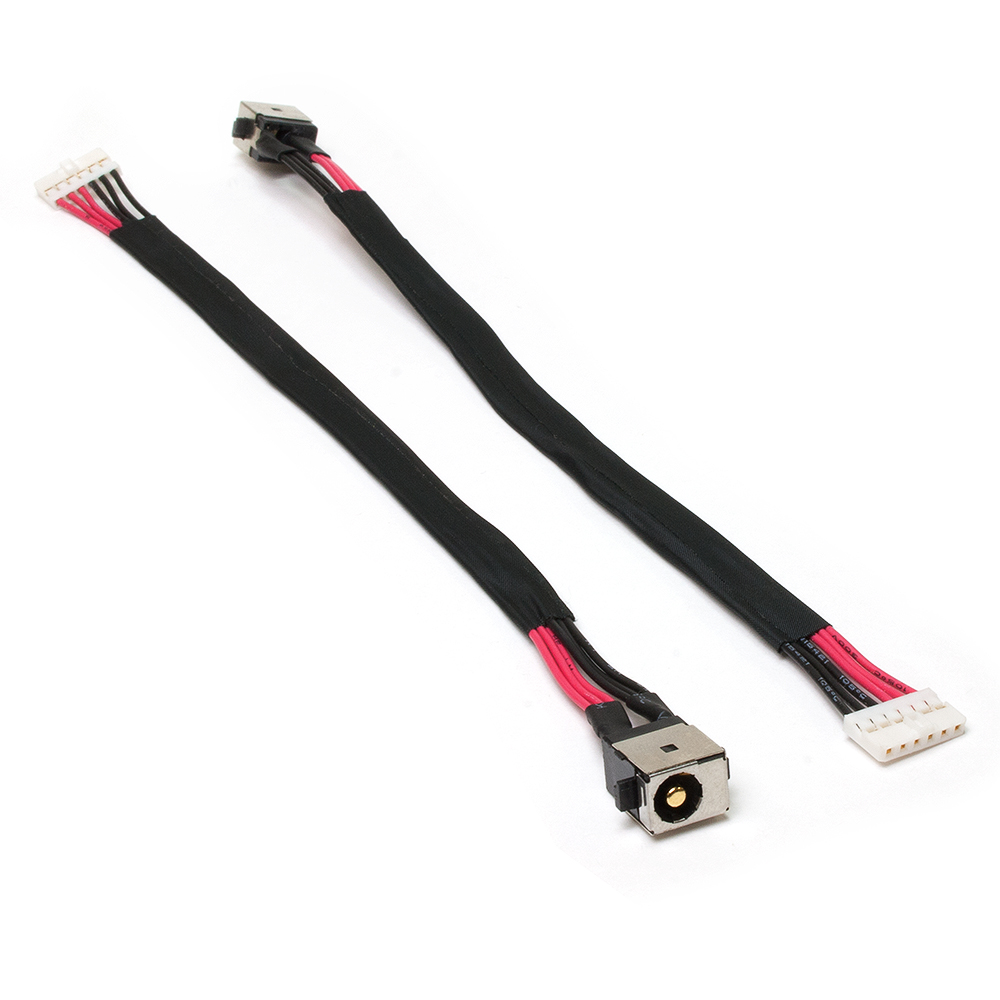 Разъем питания PJ636 для ноутбука Asus F751, K56, K550, X550, X751, S56, S550 Series. 5.5x2.5 mm. С кабелем 18 см. PN: 1417-007M000, 14004-01450000.