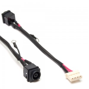 Разъем питания PJ412 для ноутбука Sony Vaio VPC-EH, VPC-EJ Series. 6.5x4.4 mm с иглой. С кабелем 12 см. PN: A-1835-920-A, A1835920A.