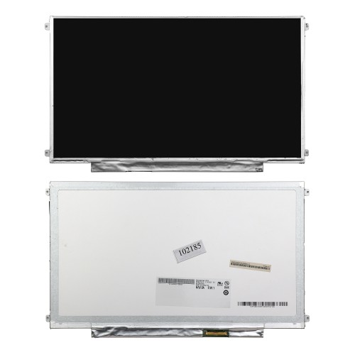 Матрица для ноутбука 13.3 1366x768 WXGA, 40 pin LVDS, Slim, LED, TN, крепления слева/справа (уши), глянцевая. PN: N133BGE-LB1.