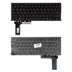 Клавиатура для ноутбука Asus Eeebook E202, E202M, E202MA, E202S, E20 Series. Плоский Enter. Черная, без рамки. PN: 0KNL0-1122RU00.