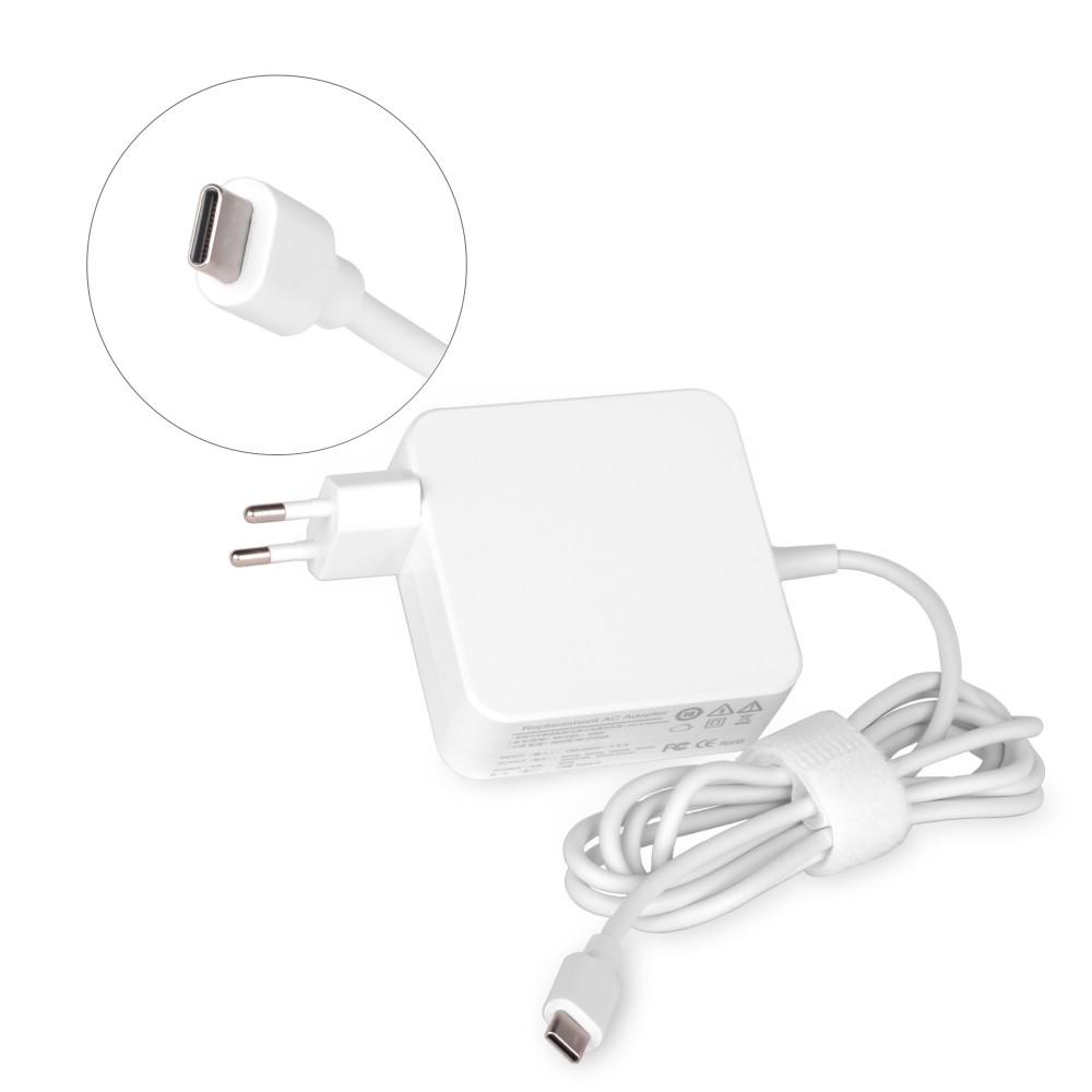 Блок питания для ноутбука Xiaomi 65W 5V-20.3V (3.25A Max) USB-C (Type-C) белый