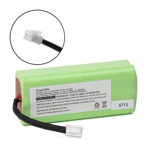 Аккумулятор для робота-пылесоса Philips FC8800, FC8802. 14.4V 800mAh Ni-MH. PN: NR49AA800P, TOP-FC88-8
