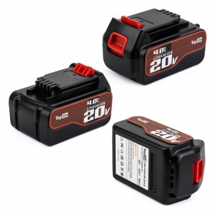 Аккумулятор для Black+Decker 20V 4.0Ah (Li-ion) PN: BL4018-XJ