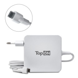 Блок питания TopON 100W кабель Type-C, Power Delivery, Quick Charge 3.0, в розетку, кабель 180 см, Белый. TOP-UC100W