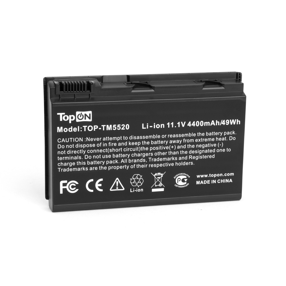 Аккумулятор для ноутбука Acer Extensa 5220, 5620, TravelMate 5530, 5720 11.1V 4400mAh PN: TM00742