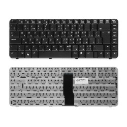 Клавиатура для ноутбука HP G50, Compaq Presario CQ50 Series. Г-образный Enter. Черная, без рамки. PN: NSK-H5401, 9JN8682401.