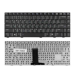 Клавиатура для ноутбука Asus F80, F83, X82 Series. Плоский Enter. Черная, без рамки. PN: V020462IS1.