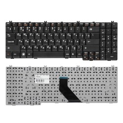 Клавиатура для ноутбука Lenovo IdeaPad B550, B560, G550, G550A, G550M Series. Плоский Enter. Черная, без рамки. PN: 25-008405.