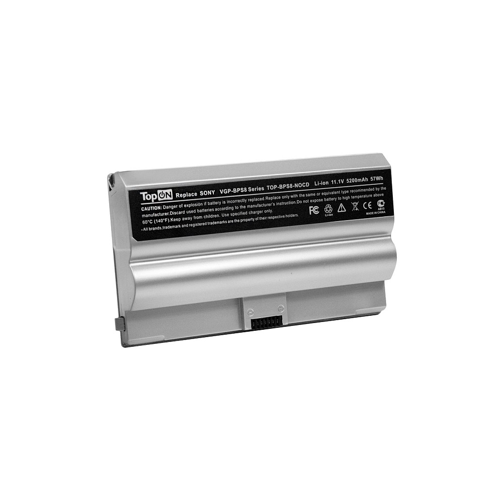 Аккумулятор для ноутбука Sony Vaio VGN-FZ, VGC-LB15 11.1V 4400mAh PN: VGP-BPL8A Серый