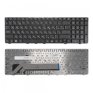 Клавиатура для ноутбука HP Probook 4535S, 4530S, 4730S Series. Плоский Enter. Черная, без рамки. PN: NSK-CC0SV.