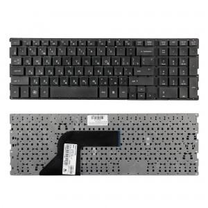 Клавиатура для ноутбука HP ProBook 4510s, 4515s, 4710s Series. Плоский Enter. Черная, без рамки. PN: NSK-HEM0R.