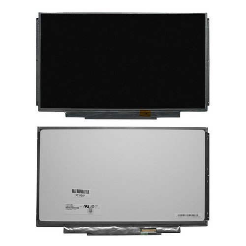 Матрица для ноутбука 13.3 1600x900 HD+, 40 pin LVDS, Slim, LED, TN, крепления слева/справа (планки), глянцевая. PN: CLAA133UA01.