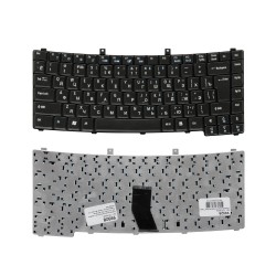 Клавиатура для ноутбука Acer TravelMate 2300, 2310, 2410, 4000, 8000 Series. Г-образный Enter. Черная, без рамки. PN: 90.4C507.00R.