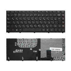 Клавиатура для ноутбука Lenovo Yoga 13 Series. Г-образный Enter. Черная, с черной рамкой. PN: 9Z.N7GPN.P01.